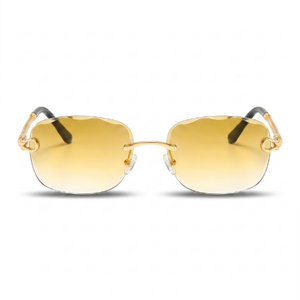 Gold with Yellow Gradient Lenses