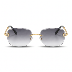Gold with Grey Gradient Lenses