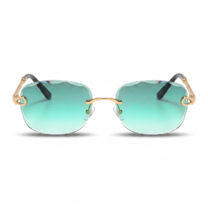 Gold with Mint Gradient Lenses