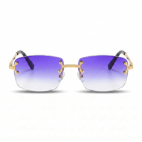 Gold with Purple Gradient Lenses