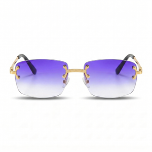 Gold with Purple Gradient Lenses