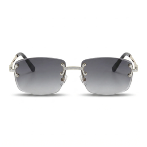 Silver with Grey Gradient Lenses