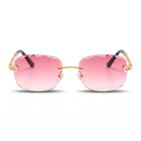 Gold with Pink Gradient Lenses