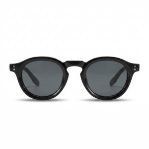 Black with Grey Lenses