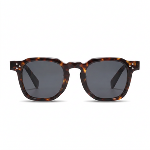 Black Marble with Grey Lenses
