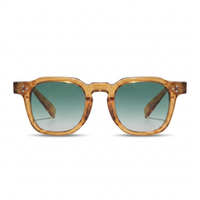 Orange with Green Gradient Lenses