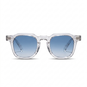 Crystal with Blue Gradient Lenses