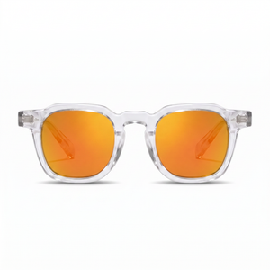 Crystal with Orange Gradient Lenses