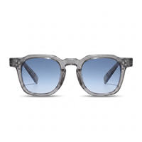 Grey with Blue Gradient Lenses
