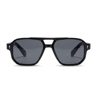 Black with Grey Lenses