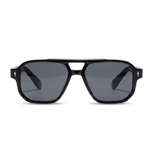 Black with Grey Lenses