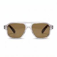Crystal/Marble with Brown Lenses