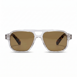Crystal/Marble with Brown Lenses