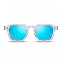 Crystal with Blue Lenses