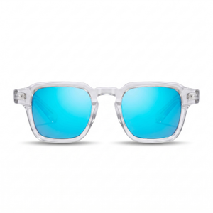 Crystal with Blue Lenses