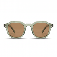 Light Green with Brown Lenses