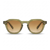 Dark Green with Brown Lenses