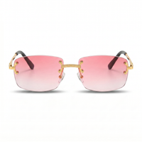 Gold with Light Pink Gradient