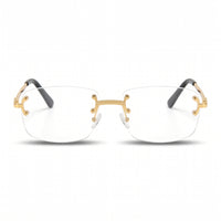 Gold with Clear Lenses