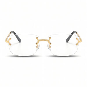 Gold with Clear Lenses
