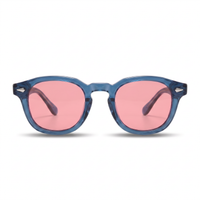 Blue with Pink Lenses