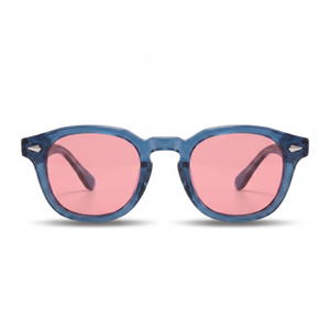 Blue with Pink Lenses