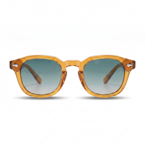 Orange with Green Gradient Lenses
